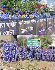 जरांगेसह लाखो मराठे लोणावळ्यात पोलिसांचाही चोख बंदोबस्त