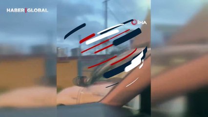 Ataşehir’de öfkeli sürücü yol kesip çocuğa küfür etti