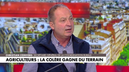 Christian Convers : «Si jamais les ministres et le président veulent venir faire de belles photos au Salon de l’Agriculture, ça va mal se passer»