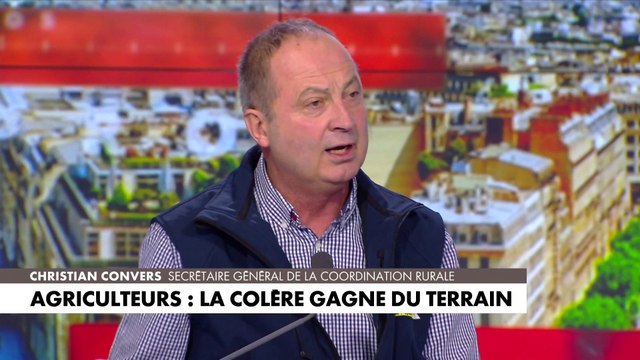 Christian Convers : «Si jamais les ministres et le président veulent venir faire de belles photos au Salon de l’Agriculture, ça va mal se passer»