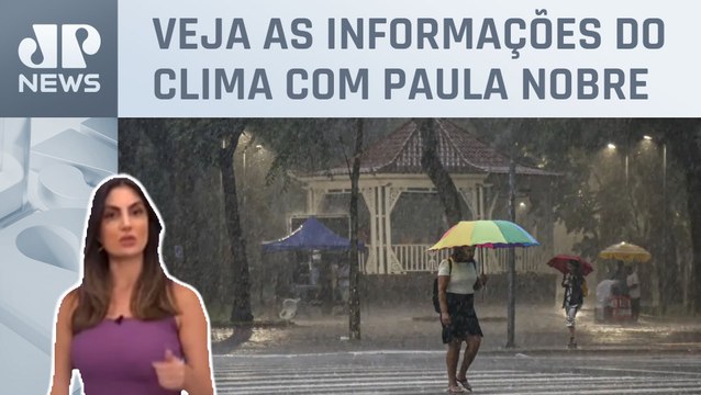 Região Sudeste em alerta para fortes chuvas nesta quinta (25) | Previsão do Tempo
