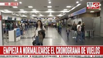 Cancelaciones y reprogramaciones: comienza a normalizarse el cronograma de vuelos