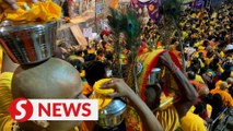 More than one million devotees throng Batu Caves for Thaipusam