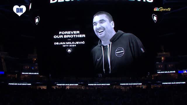 Warriors pay emotional tribute to Milojevic ahead of Hawks win