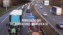 Mobilização dos agricultores europeus continua a intensificar-se