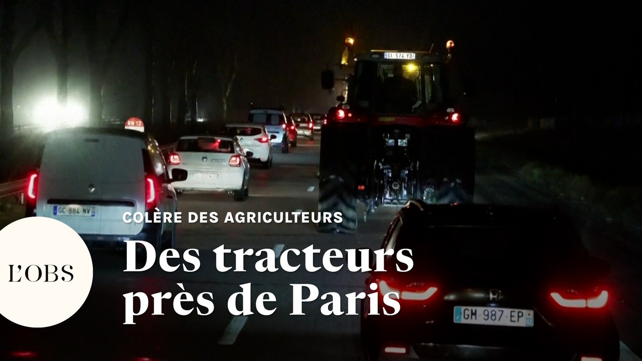 Les agriculteurs multiplient les opérations "escargot", certaines près de Paris