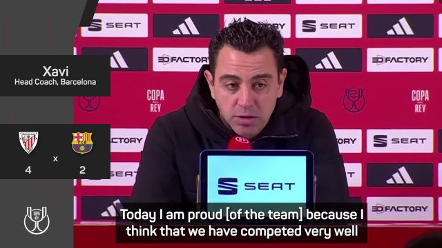 Mixed feelings of pride and disappointment -Xavi