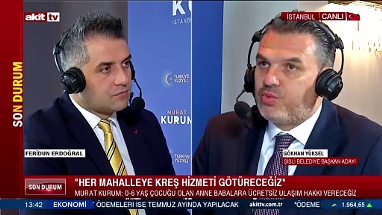 Şişli Belediye Başkan Adayı Gökhan Yüksel hedeflerini anlattı