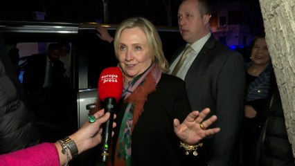 Hillary Clinton, encantada con su visita a España, desvela qué es lo que más le gusta de Madrid