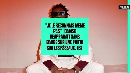 "Je le reconnais même pas" : Damso réapparaît sans barbe sur une photo sur les réseaux, les internautes choqués
