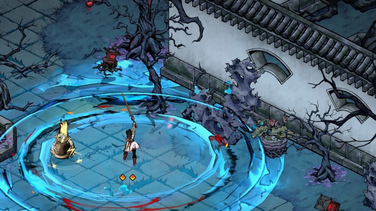 Dass sich Realm of Ink stark am Action-Hit Hades orientiert, zeigt der Demo-Trailer deutlich