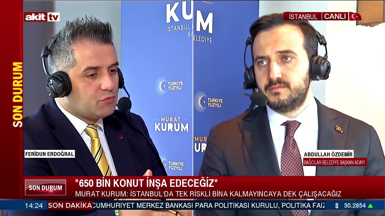 Bağcılar Belediye Başkan Adayı Abdullah Özdemir hedeflerini anlattı