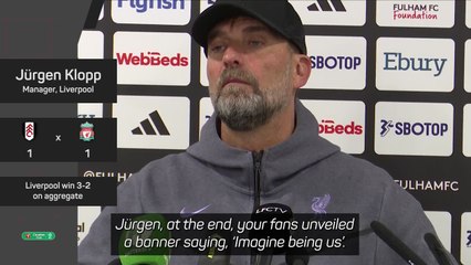 “Imagine being us” - Klopp expresses frustration at congested schedule