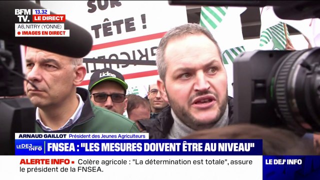 Blocage de Paris par les agriculteurs: C'est l'un des derniers recours , affirme le président des Jeunes Agriculteurs
