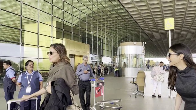 Mouni Roy looks stunning in black skirt and crop top