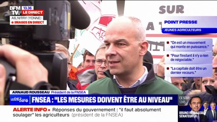 Arnaud Rousseau, président de la FNSEA: "On ne fera pas d'environnement punitif"