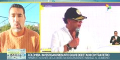 Autoridades de Colombia verifican intento de golpe de Estado contra el gobierno