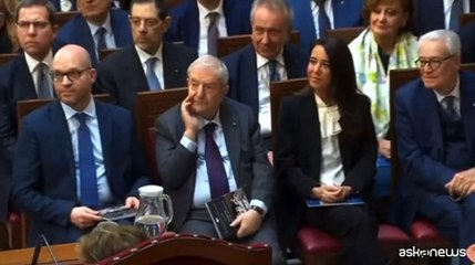 Скачать видео: Nordio: effetti attuazione Pnrr su giustizia, ridotti tempi processi