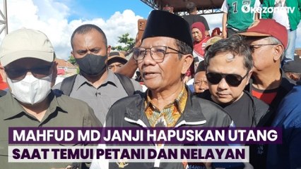 Mahfud MD Janji Hapuskan Utang saat Temui Petani dan Nelayan di Lampung Jika Terpilih