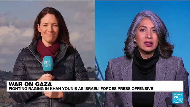Israeli tanks batter hospital districts in Gaza's Khan Younis