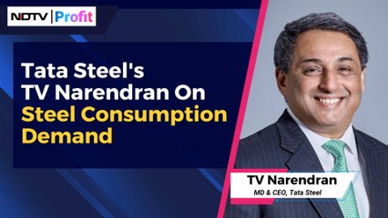 Tata Steel's TV Narendran On Steel Consumption Demand | NDTV Profit