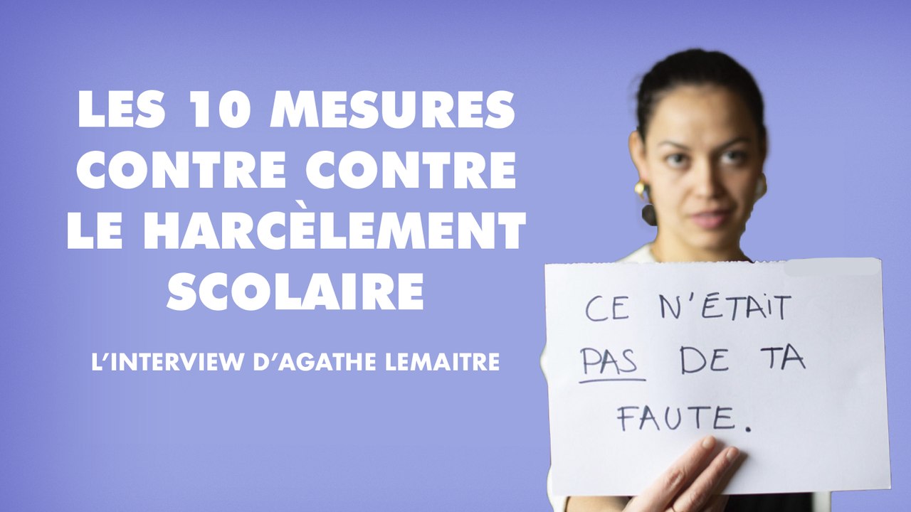 Les mesures du gouvernement contre le harcèlement scolaire, l'avis de l'expert avec Agathe Lemaitre