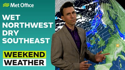 Weekend weather 25/01/2024 – Strom track shifts north – Met Office weather forecast UK