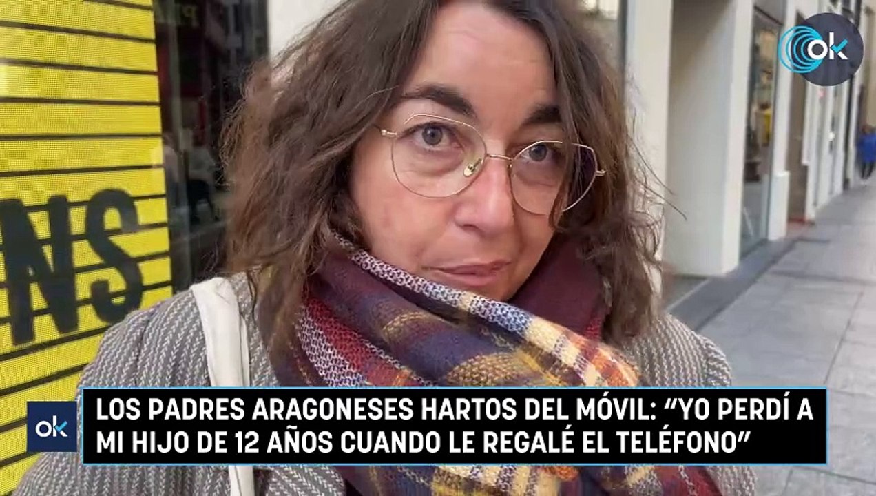 Los padres aragoneses hartos del móvil: "Yo perdí a mi hijo de 12 años cuando le regalé el teléfono"