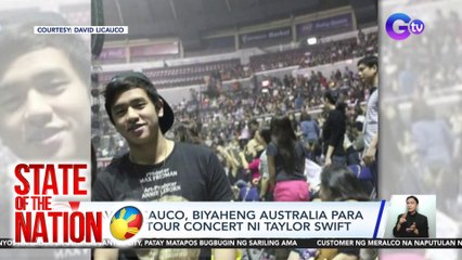 David Licauco, biyaheng Australia para sa Era's tour concert ni Taylor Swift | SONA
