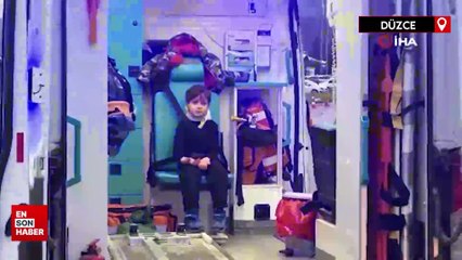 Düzce'de otoyolda feci kaza