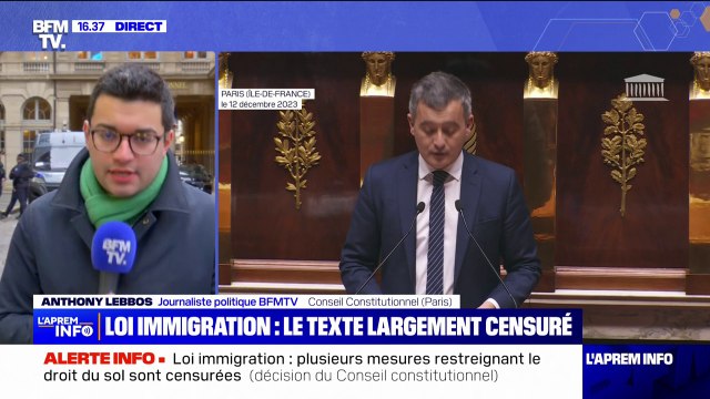 Loi immigration: les Sages du Conseil constitutionnel censurent plusieurs mesures restreignant le droit du sol