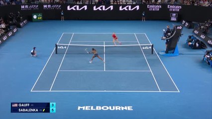 Australian Open Shot of the Day: Gauff's audacious net return