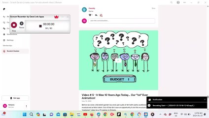 Video # 5 - it Was 10 years ago today... Our "1st" Ever Animation!
