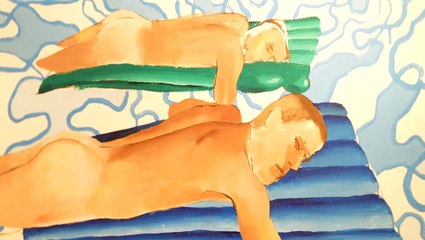David Hockney’s ‘California’ goes on display for first time in 40 years