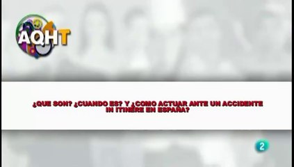 ¿QUE SON?   ¿CUANDO ES?   Y  ¿COMO ACTUAR ANTE UN ACCIDENTE IN ITINERE EN ESPAÑA?
