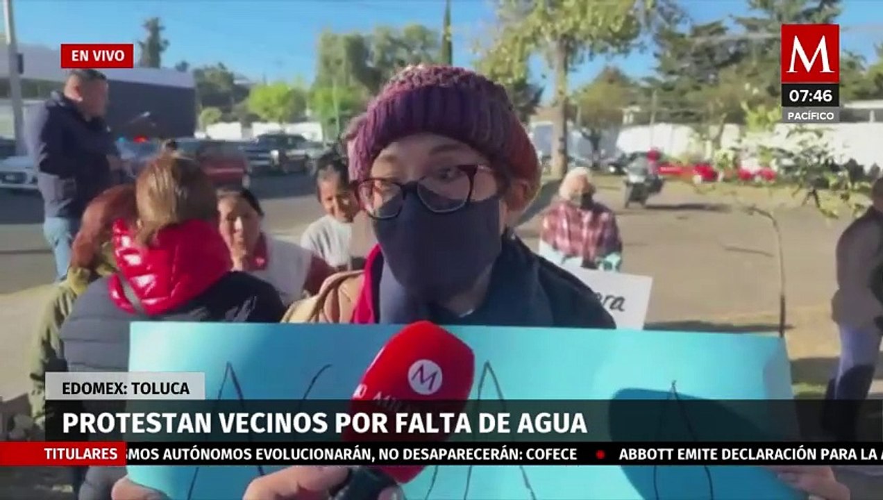 Vecinos De Toluca Protestan Por Falta De Agua V Deo Dailymotion