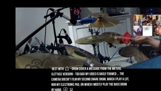 Drum Cover A Message from The Meters (Lettuce Version) @LettuceFunk