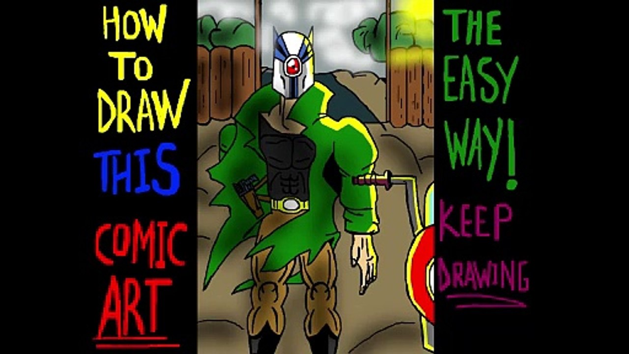 How To Do Computer Comic Art Easiest Way RyanMelroseComics