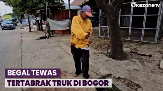 Begal Tewas Tertabrak Truk Usai Bacok Korbannya di Gunung Putri Bogor