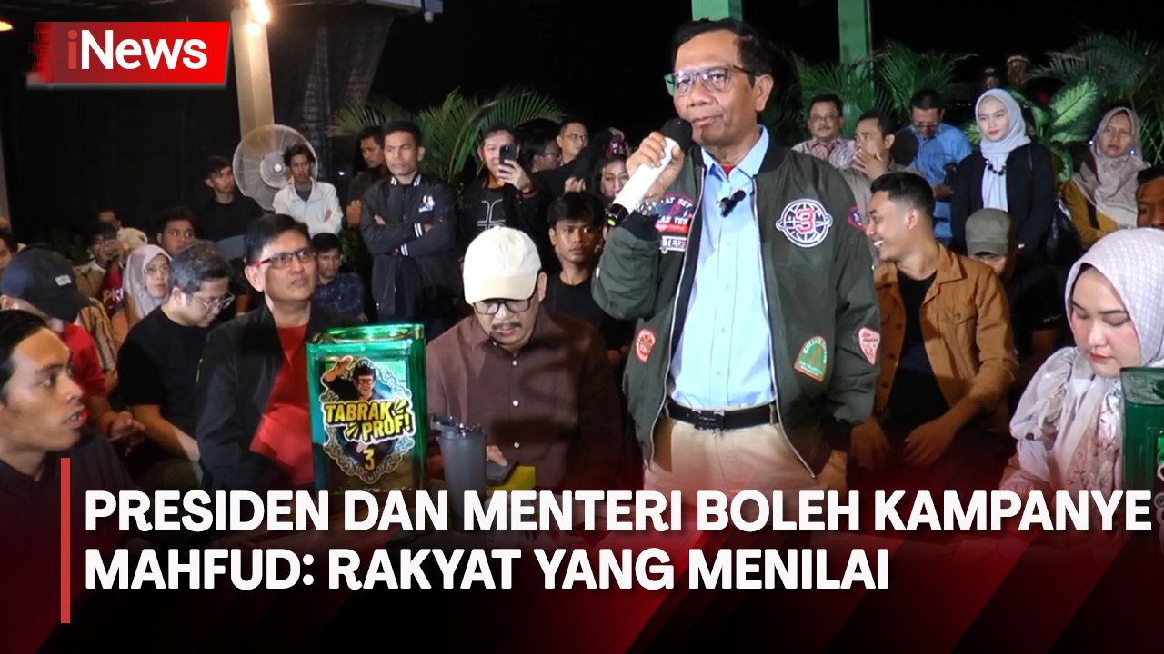 Mahfud MD Angkat Bicara Terkait Presiden dan Menteri Boleh Kampanye, Biar Rakyat yang Menilai