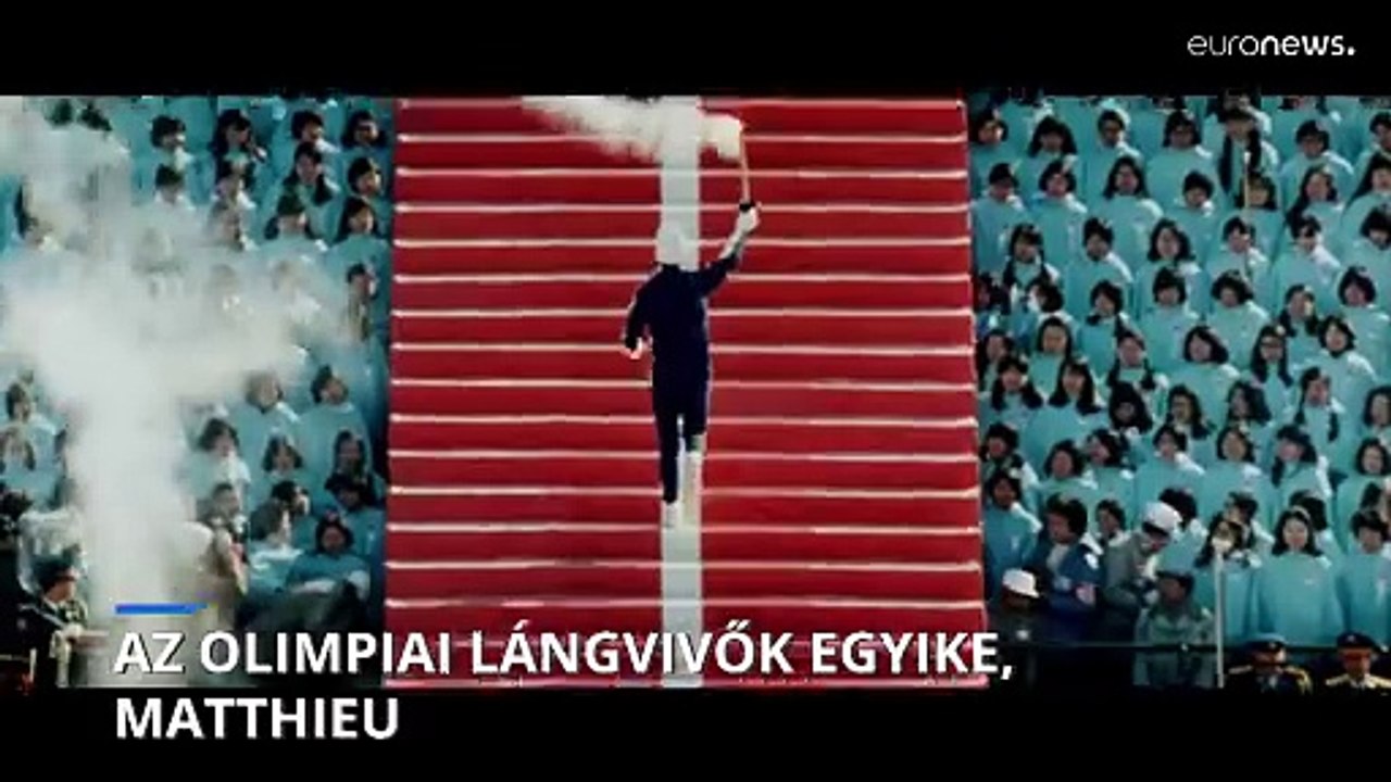 Matthieu, az olimpiai lángvivők egyike sírt, amikor megtudta, hogy ő is viheti a fáklyát