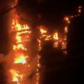 بالفيديو: اندلاع حريق هائل بمستشفى غاندي في طهران