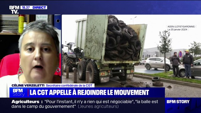 Céline Verzeletti (CGT): La stratégie du maintien de l'ordre n'est pas la même quand il s'agit des agriculteurs que lorsqu'il s'agit des ouvriers, des employés, des jeunes et des gilets jaunes