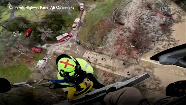 Woman Rescued After Sitting on Top of Overturned Car in Calif. Floodwaters for Nearly 15 Hours