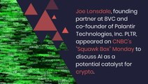 Palantir Co-Founder Joe Lonsdale Says AI Could Be Next Crypto Catalyst