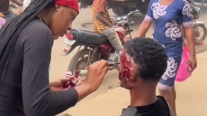 Gifted makeup artist makes people's jaws drop with her 'SFX on the Street' experiment