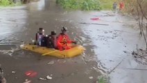 US border patrol rescues eight undocumented migrants from raging flood and arrests them