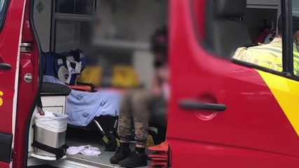 Menina é socorrida após cair de skate no Centro Esportivo Ciro Nardi