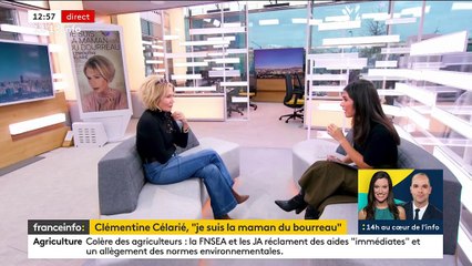 Emilie Tran Nguyen et Clémentine Célarié, Franceinfo.