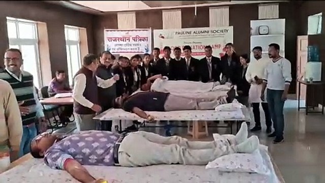 खुशियों की रंगोली, रक्तदान महादान का उत्साह